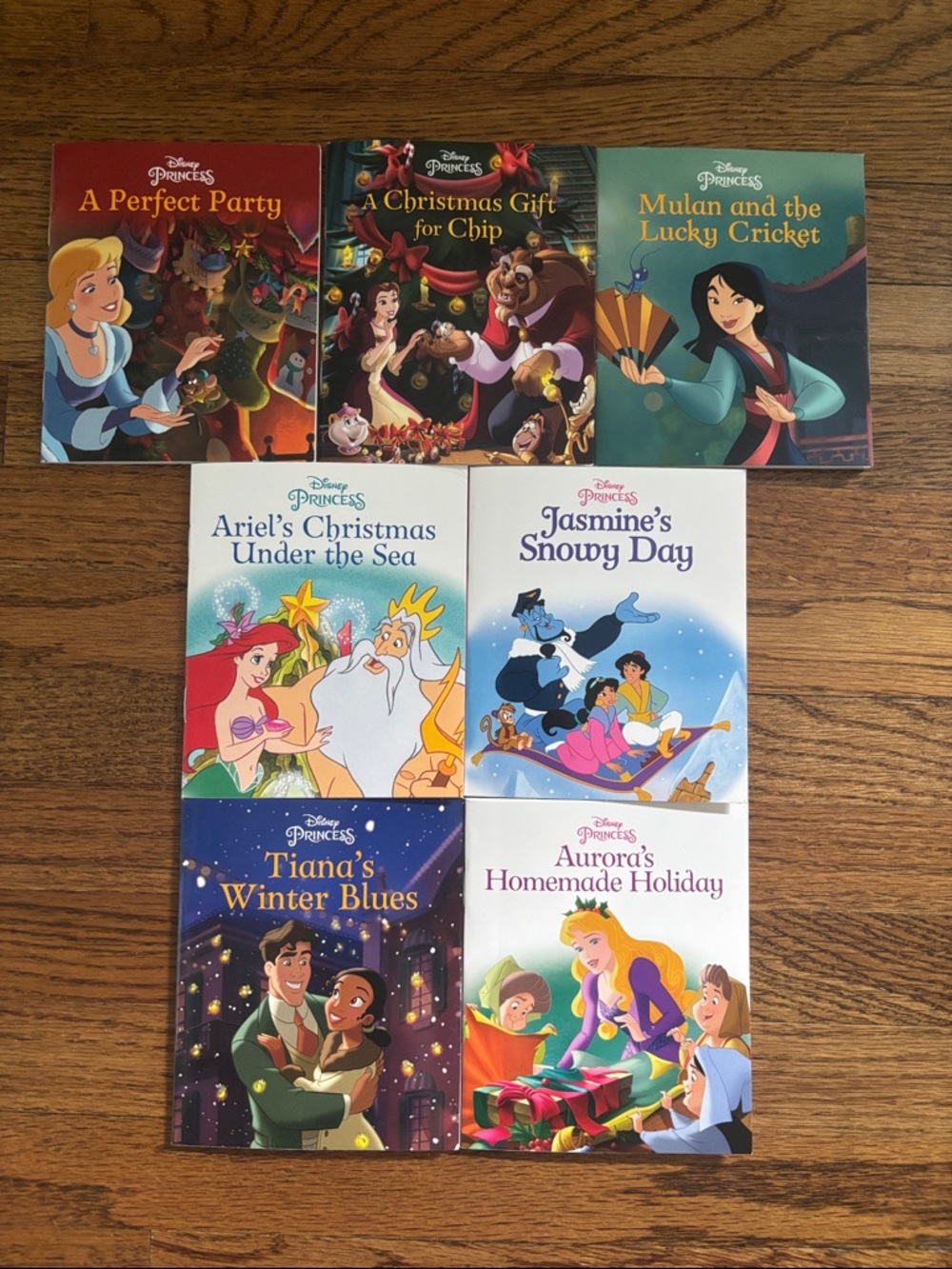 Disney Princess lot of 7 mini books